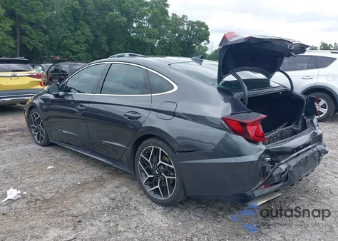 2021 Hyundai Sonata N Line from USA, damaged, VIN 5NPEK4JC9MH131095